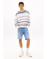 Tommy Jeans Bermuda Scanton Whiskered Slim Denim Shorts