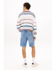 Tommy Jeans Bermuda Scanton Whiskered Slim Denim Shorts