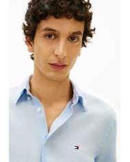 Tommy Hilfiger Camisa regular de lino con efecto lavado