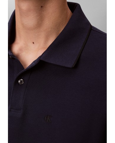 Calvin Klein Polo de piqué de algodón