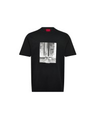 Hugo Boss Camiseta Deyss con ilustración estampada