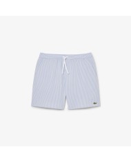 Lacoste Bañador  texturizado de rayas de largo