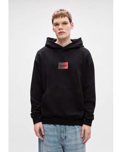 Hugo Boss Sudadera capucha Danohood de algodón con logo degradado