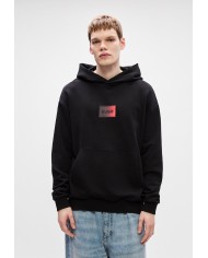 Hugo Boss Sudadera capucha Danohood de algodón con logo degradado