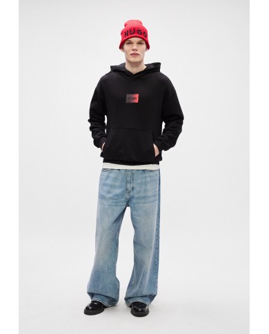 Hugo Boss Sudadera capucha Danohood de algodón con logo degradado