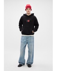 Hugo Boss Sudadera capucha Danohood de algodón con logo degradado