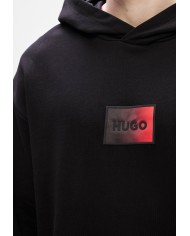 Hugo Boss Sudadera capucha Danohood de algodón con logo degradado