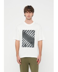 Hugo Boss Camiseta Dodger oversize fit de punto de algodón con ilustración gráfica