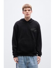 Hubo Boss Sudadera capucha Dalento de algodón con logo bordado