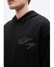 Hubo Boss Sudadera capucha Dalento de algodón con logo bordado