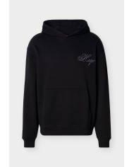 Hubo Boss Sudadera capucha Dalento de algodón con logo bordado