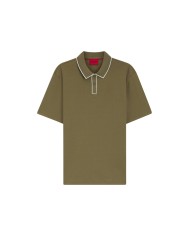 Hugo Boss Polo Dalumo de algodón de lujo con ribete en contraste