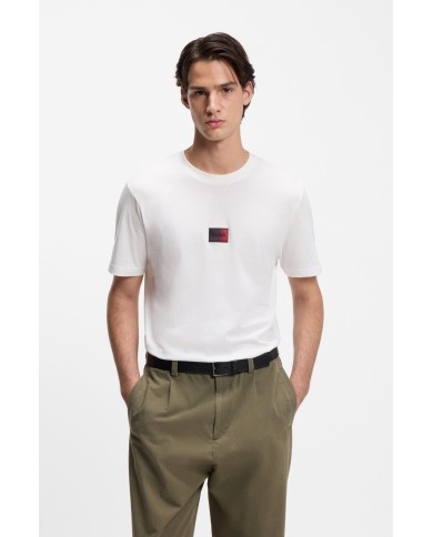 Hugo Boss Camiseta Danotie on logo degradado en jersey de algodón
