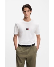 Hugo Boss Camiseta Danotie on logo degradado en jersey de algodón