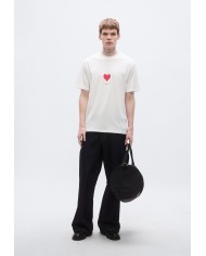 Hugo Boss Camiseta Dalentin de algodón con estampado de corazones de origami