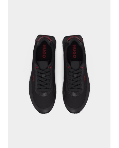 Hugo Boss Zapatillas Icelin_Runn_Nyptpu estilo running con detalle en zigzag