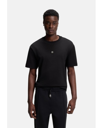 Hugo Boss Camiseta Dilanso de algodón con logo apilado
