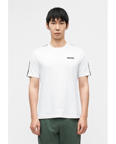 Emporio Armani Camiseta de cuello redondo de algodón Logo Series