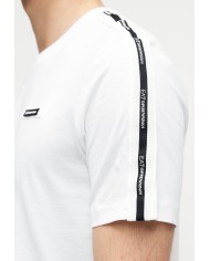 Emporio Armani Camiseta de cuello redondo de algodón Logo Series
