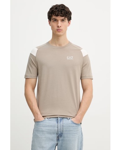 Emporio Armani Camiseta cuello redondo Core Identity en punto de algodón elástico