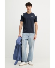 Emporio Armani Camiseta cuello redondo Core Identity en punto de algodón elástico