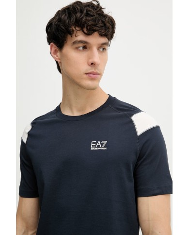 Emporio Armani Camiseta Core Identity en punto de algodón elástico