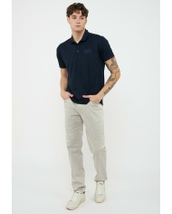 Emporio Armani Polo de mezcla de modal Lux Identity