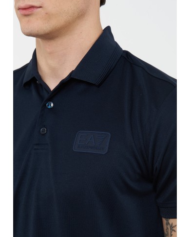 Emporio Armani Polo de mezcla de modal Lux Identity
