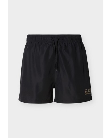Emporio Armani Bañador de largo medio con logotipo