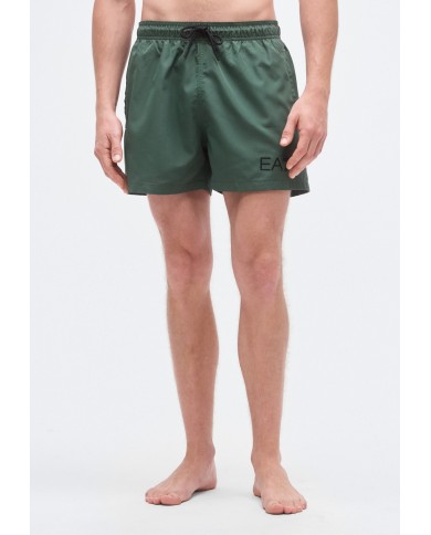 Emporio Armani Bañador de largo medio con logotipo ASV