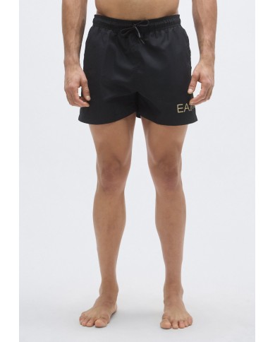 Emporio Armani Bañador de largo medio con logotipo ASV