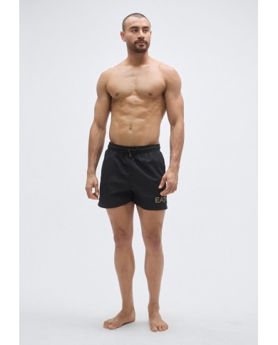Emporio Armani Bañador de largo medio con logotipo ASV