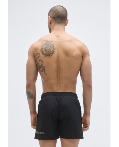 Emporio Armani Bañador de largo medio con logotipo ASV