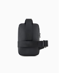 EA7 Emporio Armani Bolso de un solo tirante de tejido engomado