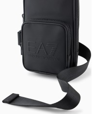 EA7 Emporio Armani Bolso de un solo tirante de tejido engomado
