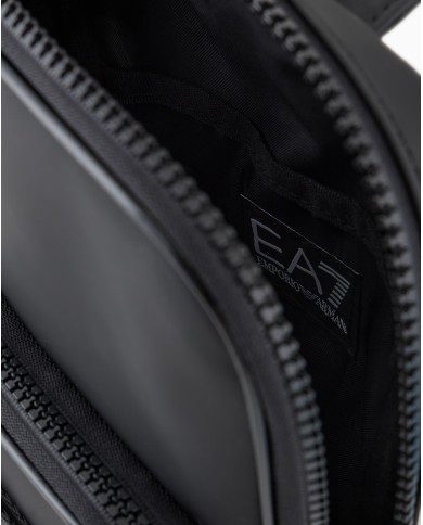 EA7 Emporio Armani Bolso de un solo tirante de tejido engomado