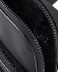 EA7 Emporio Armani Bolso de un solo tirante de tejido engomado