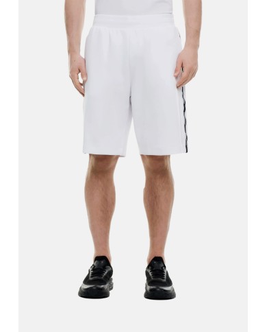 EA7 Emporio Armani Pantalón corto Chandal Logo Series en tejido interlock