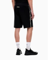 EA7 Emporio Armani Pantalón corto Chandal Logo Series en tejido interlock