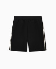 EA7 Emporio Armani Pantalón corto Chandal Logo Series en tejido interlock