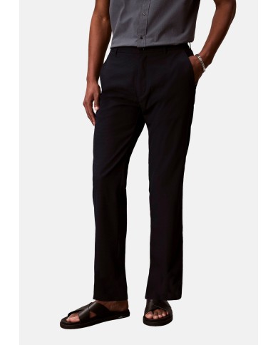 Calvin Klein Pantalón recto de Sirsaca StraightSeersucker