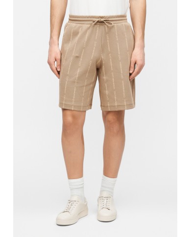 EA7 Emporio Armani Pantalón corto chándal en mezcla de algodón Graphic Series