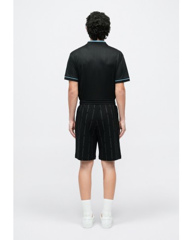 EA7 Emporio Armani Pantalón corto chándal en mezcla de algodón Graphic Series