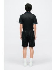 EA7 Emporio Armani Pantalón corto chándal en mezcla de algodón Graphic Series