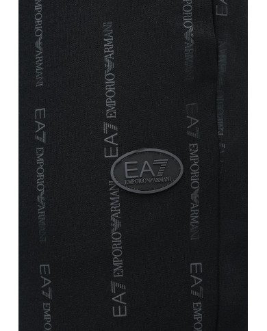 EA7 Emporio Armani Pantalón corto chándal en mezcla de algodón Graphic Series