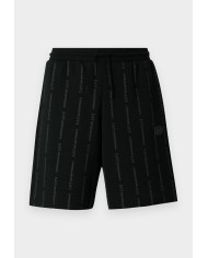 EA7 Emporio Armani Pantalón corto chándal en mezcla de algodón Graphic Series