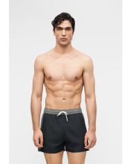 EA7 Emporio Armani Bañador de largo medio con cinta con logotipo Logo Series