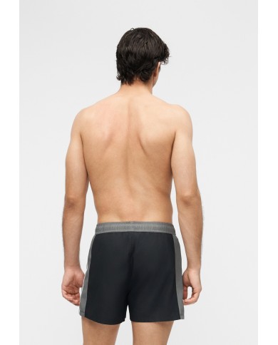 EA7 Emporio Armani Bañador de largo medio con cinta con logotipo Logo Series