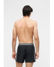 EA7 Emporio Armani Bañador de largo medio con cinta con logotipo Logo Series