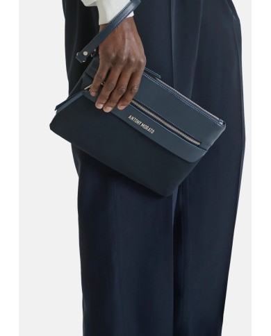 Antony Morato Bolso Pouch de Nailon y Piel Sintética